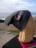 Gorro simples, Cinza, 100% algodão