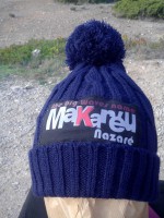 Gorro Com Torcidos Azul Marinho